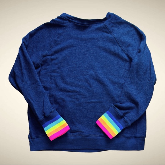 Sundry Neon Rainbow Cuff Raglan
Sweatshirt Size 3 Made in USA - Picture 5 of 5
